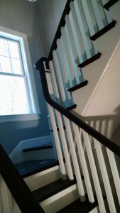 Painting Project: Black and White Stairway